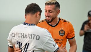 Video: Chicharito y Héctor Herrera se reencontraron previo al All-Star Game