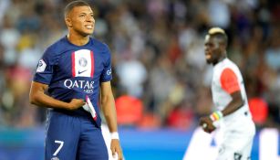 Mbappé hizo berrinche en medio de la cancha