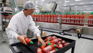 Fábrica de salsa picante Sriracha en California