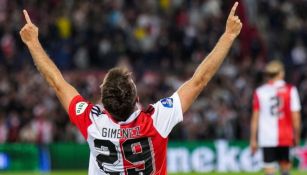 Santiago Giménez anotó su primer gol con Feyenoord