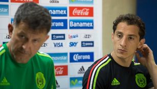 Guardado junto a Osorio en conferencia de prensa