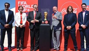 Trofeo del Mundial en su llegada a México