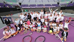 WTA 100 Guadalajara: Fernanda Contreras y Bouzkova convivieron con niños en el Kids Day