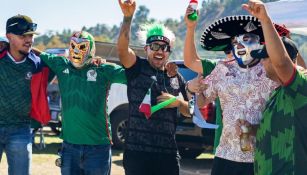 Aficionados mexicanos previo a un partido de la Selección