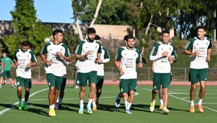 Selección Mexicana durante entrenamiento
