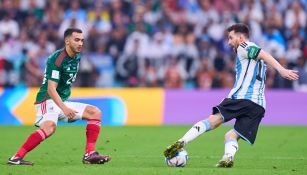 Luis Chávez en el juego vs Argentina