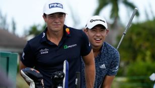 Viktor Hovland y Collin Morikawa en el Hero World Challenge PGA Tour