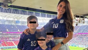 Antonela Rocuzzo regañó a Mateo Messi