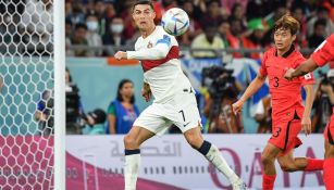 Cristiano Ronaldo durante partido con Portugal en Qatar 2022