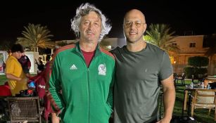 Norberto y Cristian Scoponi en Qatar