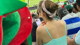 Mujer es captada viendo ropa en partido del Cristiano Ronaldo en el Mundial