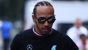 Hamilton en un GP de la Fórmula 1