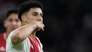 Jorge Sánchez en un partido de Ajax