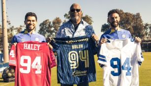 Charles Haley convivió con los dos futbolistas