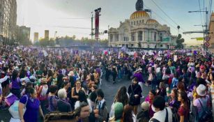 Reportan 90 mil personas en la marcha del 8M en la Ciudad de México