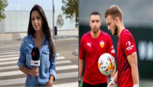 La periodista María Morán y el futbolista Jasper Cillessen sostuvieron una relación amorosa