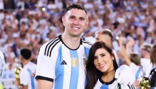 Esposa de Emiliano 'Dibu' Martínez se une a los festejos de Argentina con polémica celebración