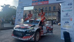 El piloto mexicano se llevó el Rally de San Luis Potosí