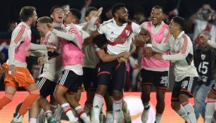 River Plate celebrando su victoria