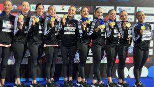 El equipo mexicano tras ganar la medalla de oro
