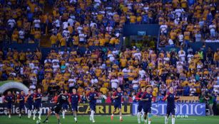 Afición de Tigres previo al encuentro ante Chivas en la Final