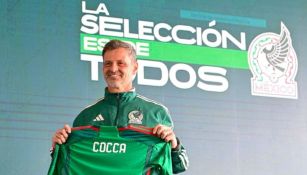 Diego Cocca en su presentación con la Selección Mexicana