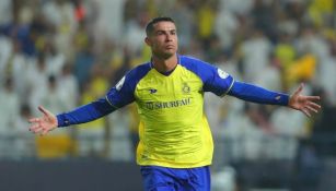 Cristiano Ronaldo festeja después de meter gol
