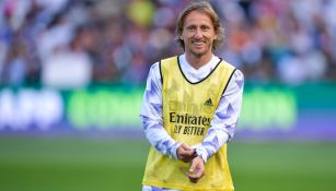 Luka Modric en un partido del Real Madrid