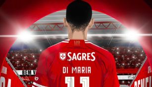 Ángel Di María es oficialmente nuevo jugador del Benfica