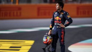 Checo Pérez luego de un abandono de carrera con el Red Bull
