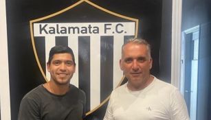 Gael Acosta como jugador del Kalamata FC