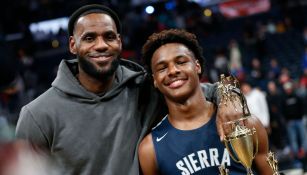 Lebron y Bronny James.