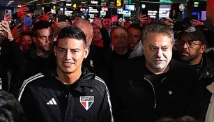 ¡Una locura! James Rodríguez fue recibido con euforia en Brasil