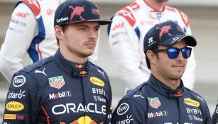 Verstappen junto a Checo Pérez