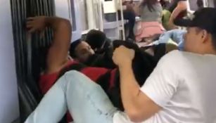 Los aficionados que estuvieron en medio del tiroteo en la estación de trenes