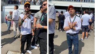 Omar Chaparro y Berth Oh estuvieron en el GP de México 
