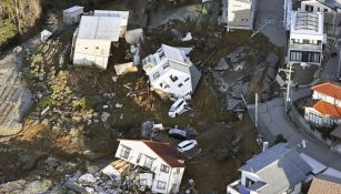 Parte de los estragos que dejó el terremoto en Japón 