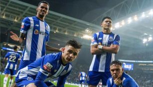 Porto celebra la victoria ante Braga