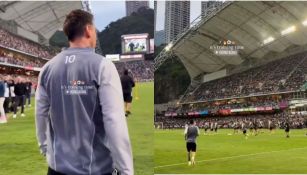 Inter Miami y Lionel Messi entrenaron ante más de 40 mil personas en Hong Kong