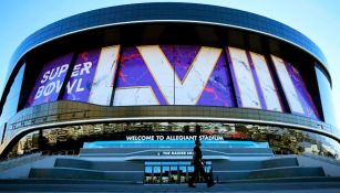 El majestuoso Allegiant Stadium previo al Super Bowl 2024 