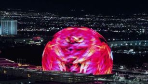 Hombre escala la emblemática estructura "The sphere" de Las Vegas 