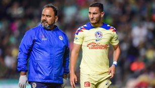 ¡Una más! Sebastián Cáceres sale lesionado ante León y enciende las alarmas en América