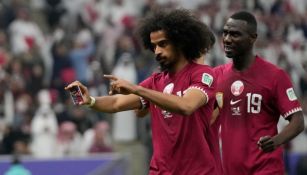 Jugador de Qatar realiza 'mágico' festejo tras anotar en la Final de la Copa de Asia