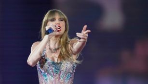 Taylor Swift llegó para ver a Travis Kelce 