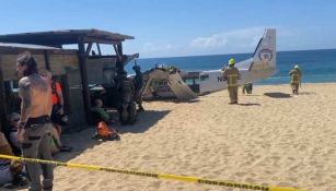 Se desploma avioneta de paracaidismo en Puerto Escondido con saldo mortal