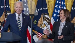 Kamala Harris alza la mano para reemplazar al Presidente de Estados Unidos, Joe Biden