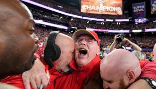 El festejo de Andy tras ganar el Super Bowl 