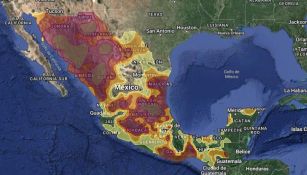 Revelan mapa de niveles de sequía en México 