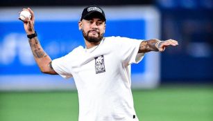 Neymar Jr. presente en el Openning Day de la MLB: El brasileño lanzó la primera bola en Miami