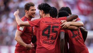 El Bayern celebra su victoria en la última jornada